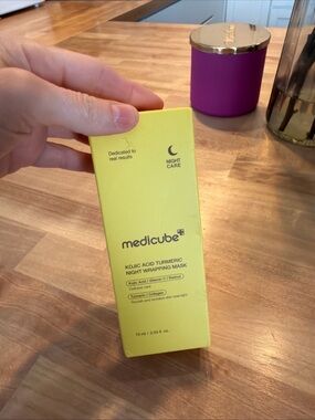 Medicube Kojic Acid Turmeric Night Wrapping Mask — Yellow